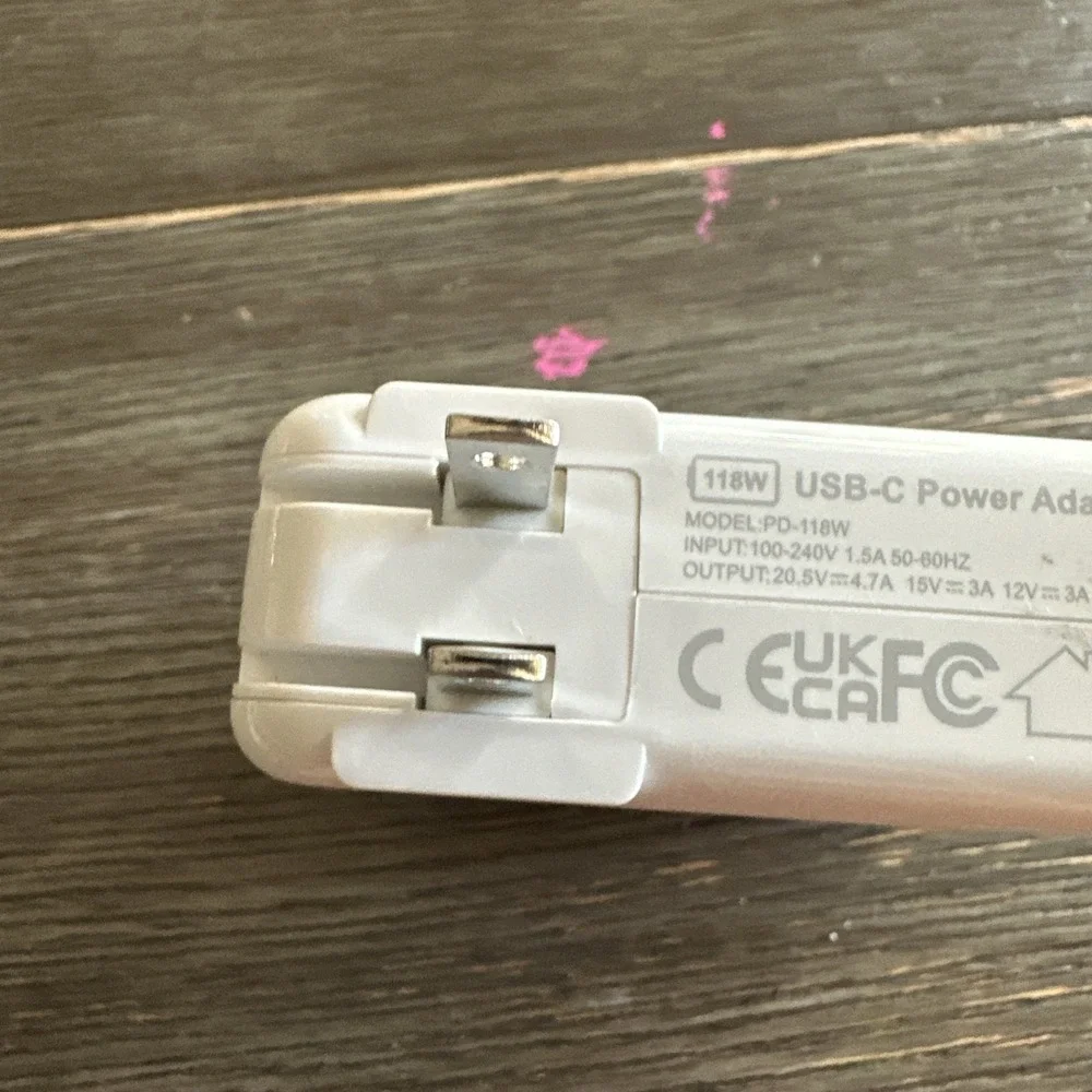 Unbranded PD-118W USB-C Type C‎ Power Adapter Charger Compatible Mac Book Air